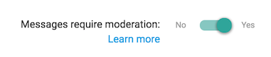 Moderation switch