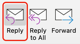 Outlook reply to all button